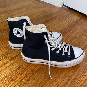 Black Platform Converse